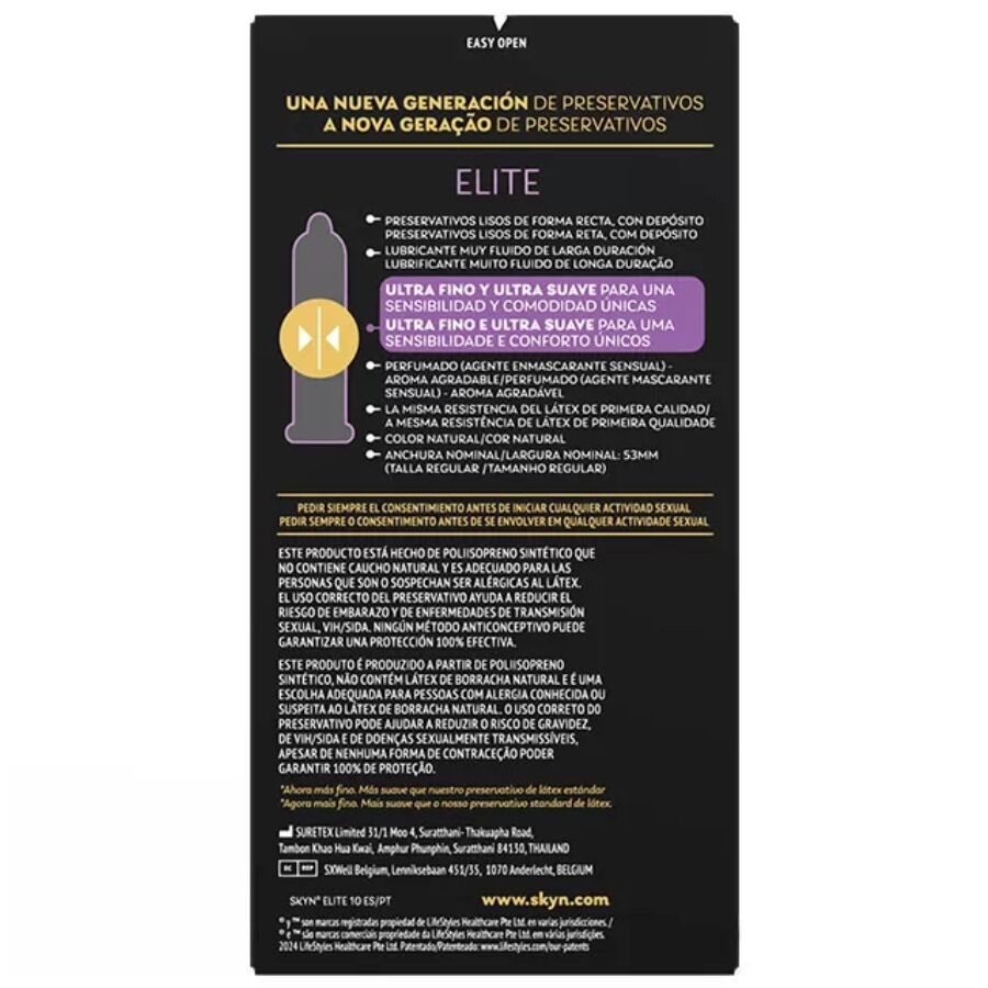 SKYN - ELITE ULTRA-THIN CONDOMS 10 UNITS - Afbeelding 3
