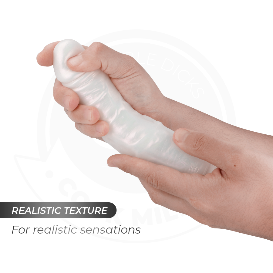 COCK MILLER - DILDO WITH SUCTION CUP, LIGHTS AND VIBRATION WITH REMOTE CONTROL WHITE 21.5 CM - Afbeelding 5