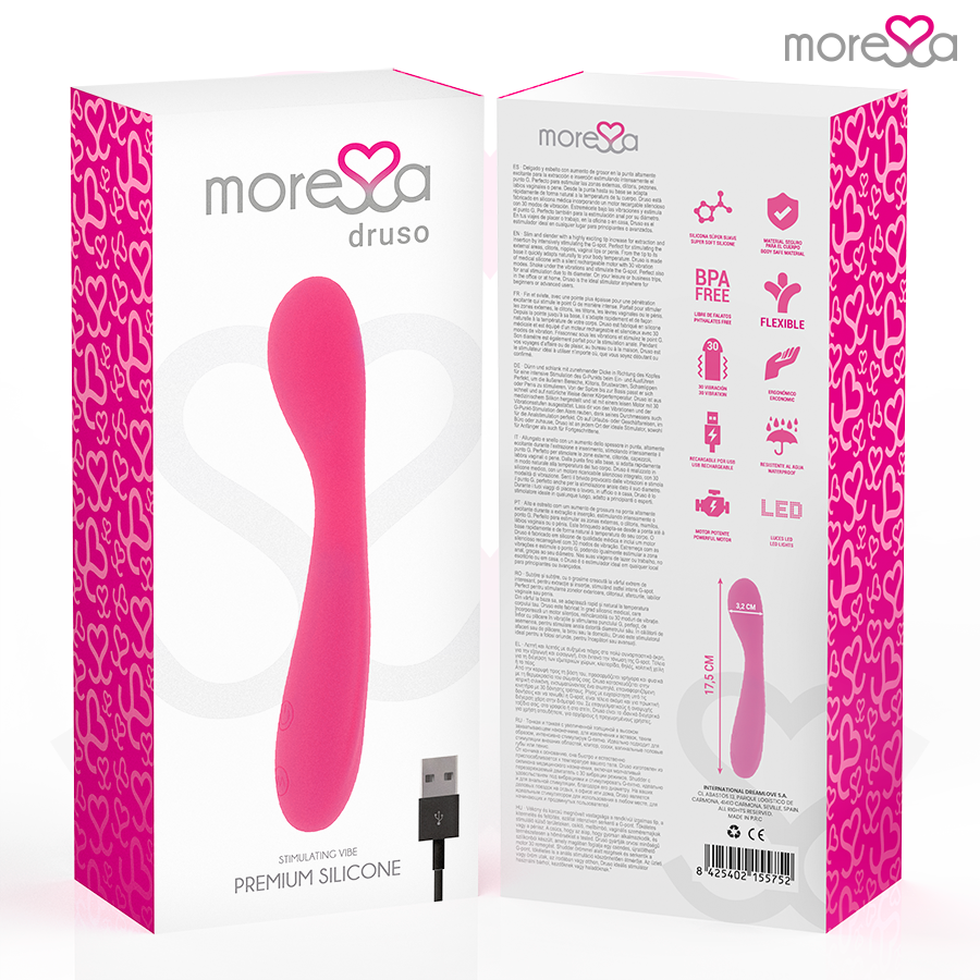 MORESSA - DRUSO PREMIUM SILICONE RECHARGEABLE - Afbeelding 6