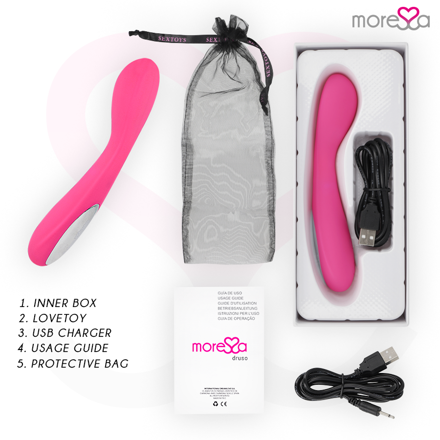 MORESSA - DRUSO PREMIUM SILICONE RECHARGEABLE - Afbeelding 5