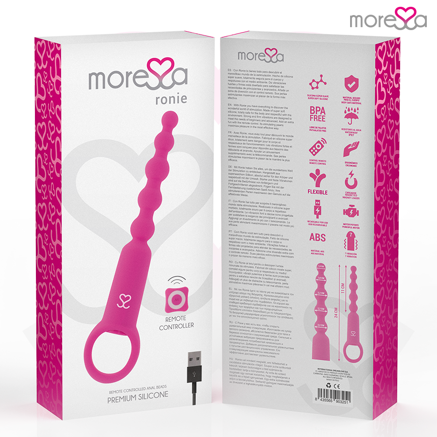 MORESSA - RONIE REMOTE CONTROL ANAL PLEASURE PINK - Afbeelding 7