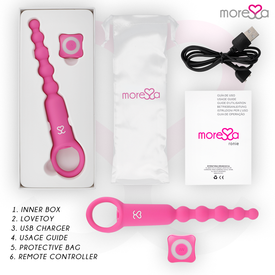 MORESSA - RONIE REMOTE CONTROL ANAL PLEASURE PINK - Afbeelding 6