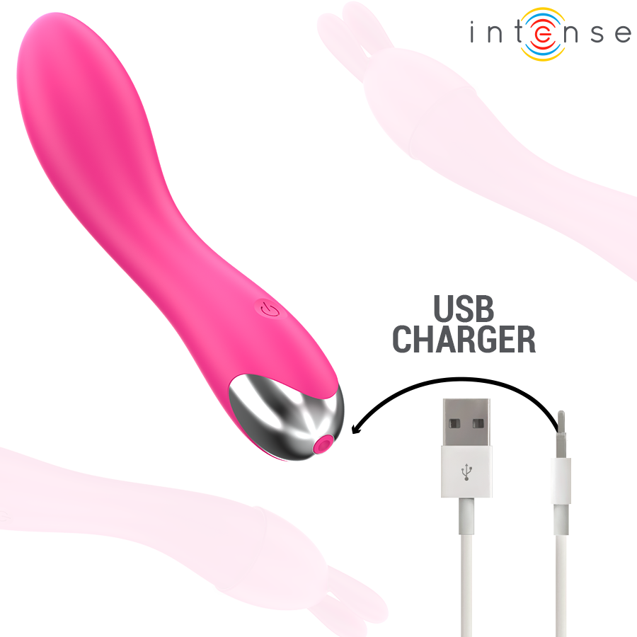 INTENSE - CHER VIBRATOR WITH 20 PATTERNS AND INTERCHANGEABLE HEADS - Afbeelding 9