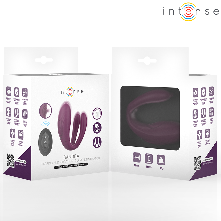 INTENSE - SANDRA TAPPING AND VIBRATION CLAMP STIMULATOR REMOTE CONTROL - Afbeelding 9