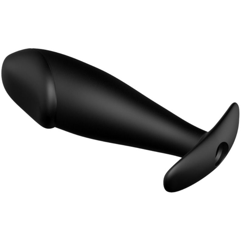 PRETTY LOVE - SILICONE ANAL PLUG PENIS FORM AND 12 VIBRATION MODES BLACK - Afbeelding 3
