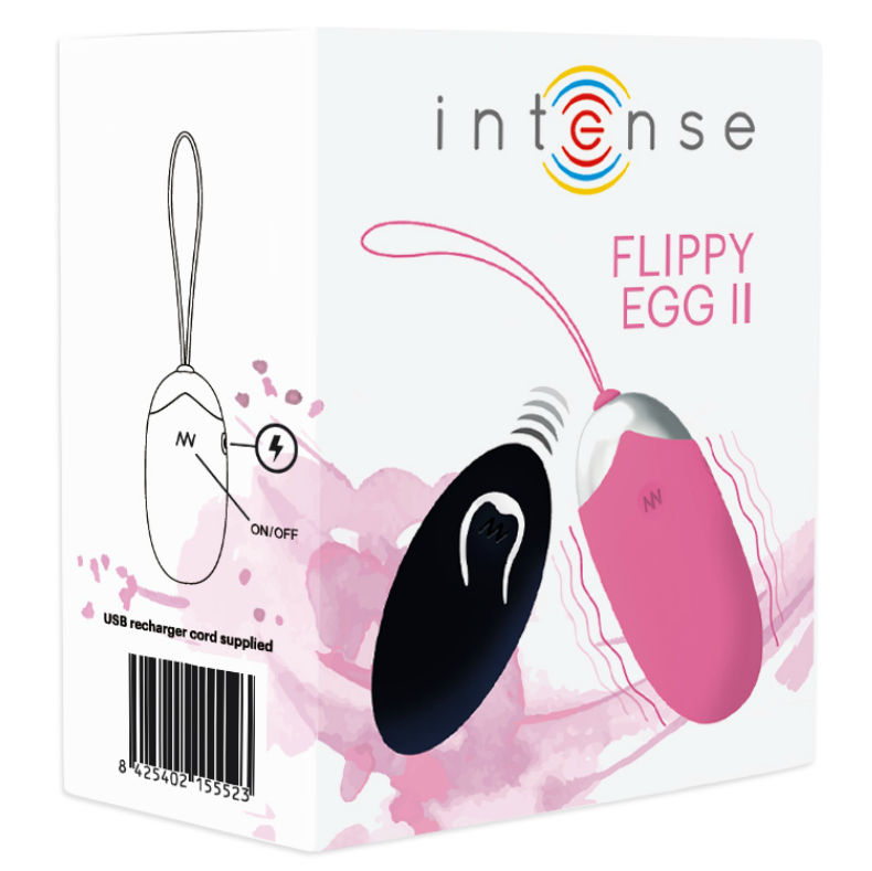 INTENSE - FLIPPY II VIBRATING EGG WITH REMOTE CONTROL PINK - Afbeelding 5