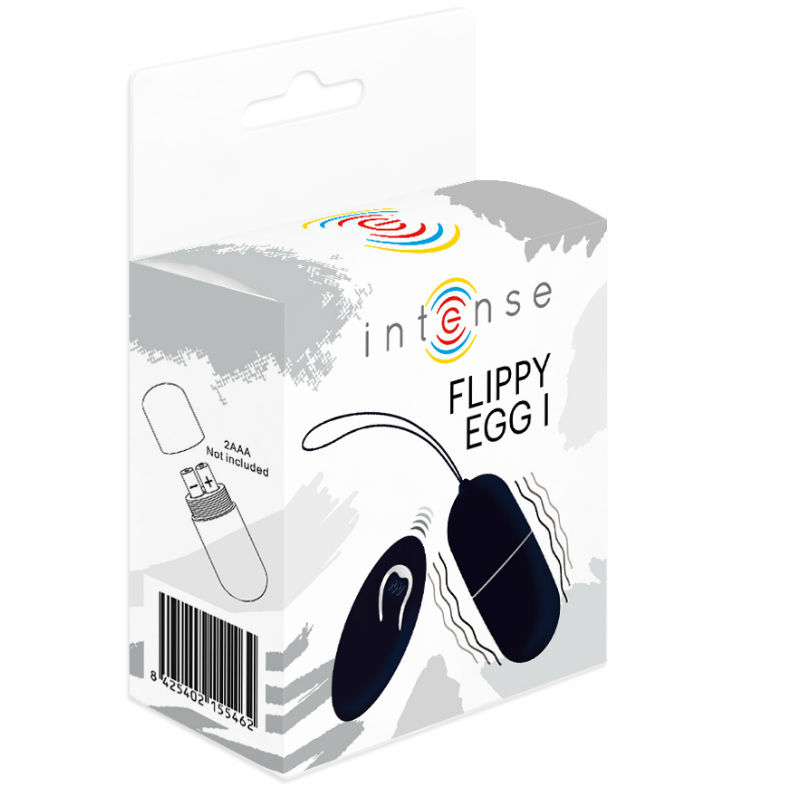 INTENSE - FLIPPY I VIBRATING EGG WITH REMOTE CONTROL BLACK - Afbeelding 2
