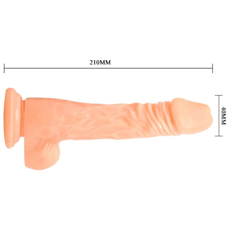 BAILE - REALISTIC COCK DILDO WITH VIBRATION - Afbeelding 3