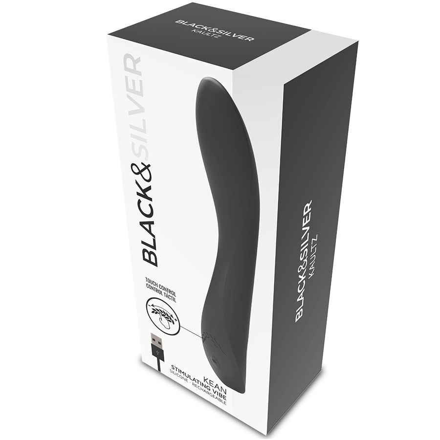 BLACK&SILVER - KEAN VIBRATOR TOUCH CONTROL - Afbeelding 9
