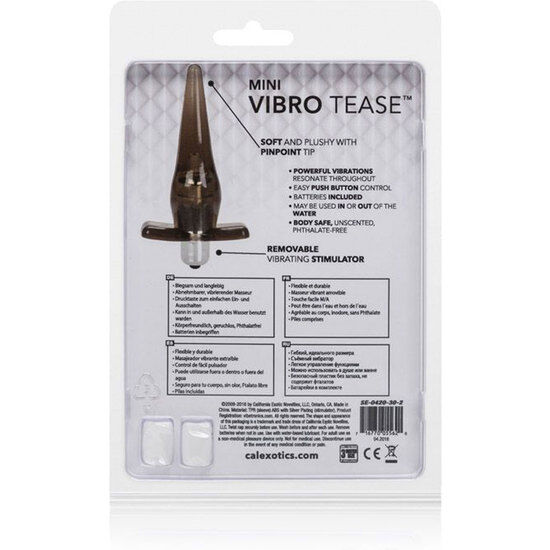 CALEXOTICS - MINI VIBRO TEASE BLACK - Afbeelding 2