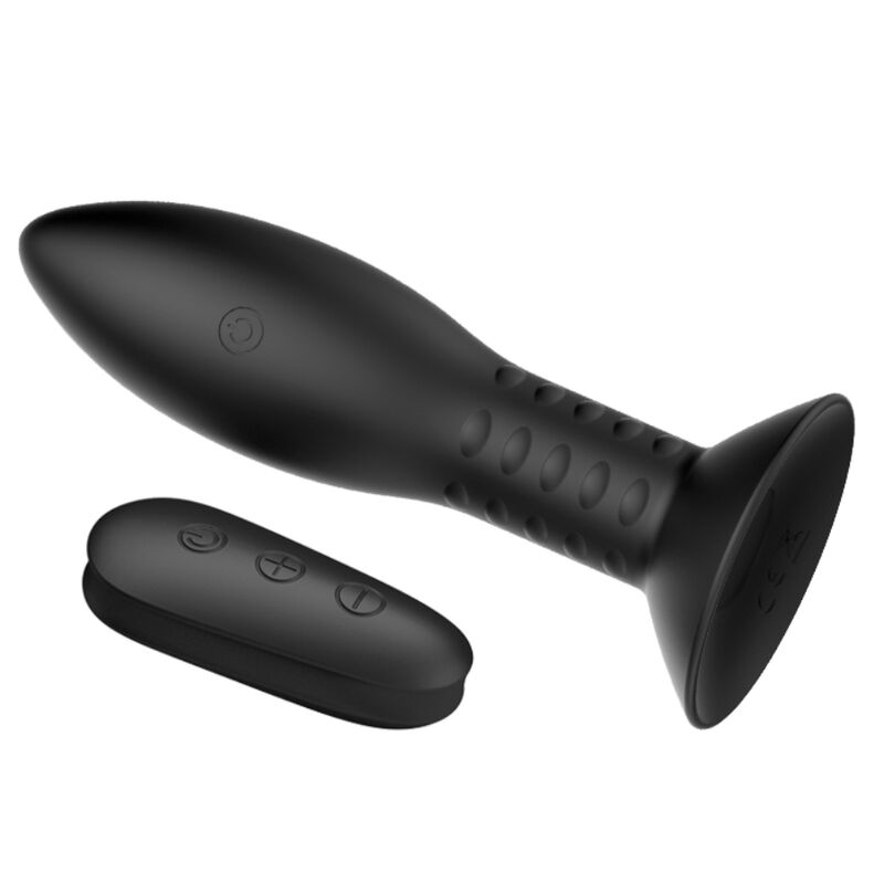 MR PLAY - PLUG WITH BLACK ROTATING BALLS REMOTE CONTROL - Afbeelding 6