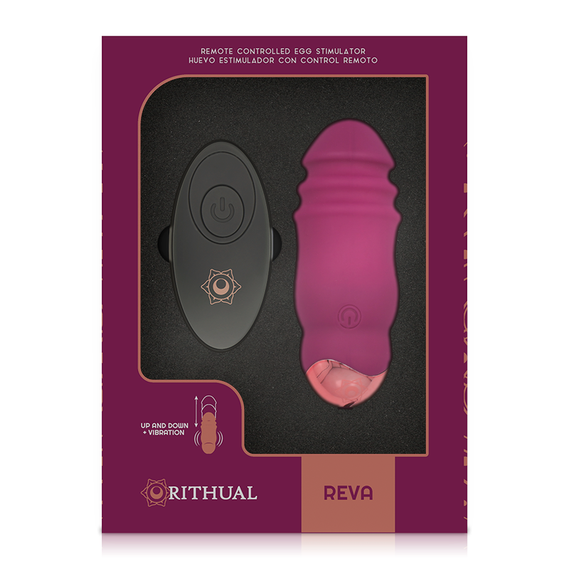 RITHUAL - REVA EGG REMOTE CONTROL UP&DOWN SYSTEM + VIBRATION - Afbeelding 4