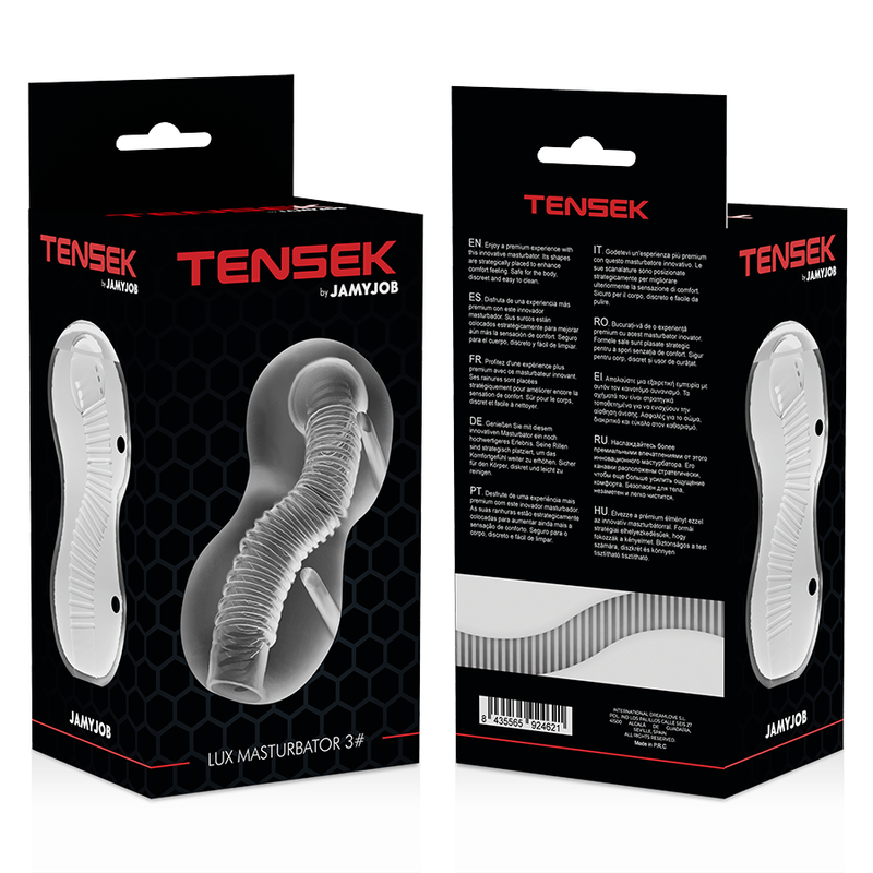 JAMYJOB - EXTREME TENSEK 3 MASTURBATOR CLEAR - Afbeelding 4