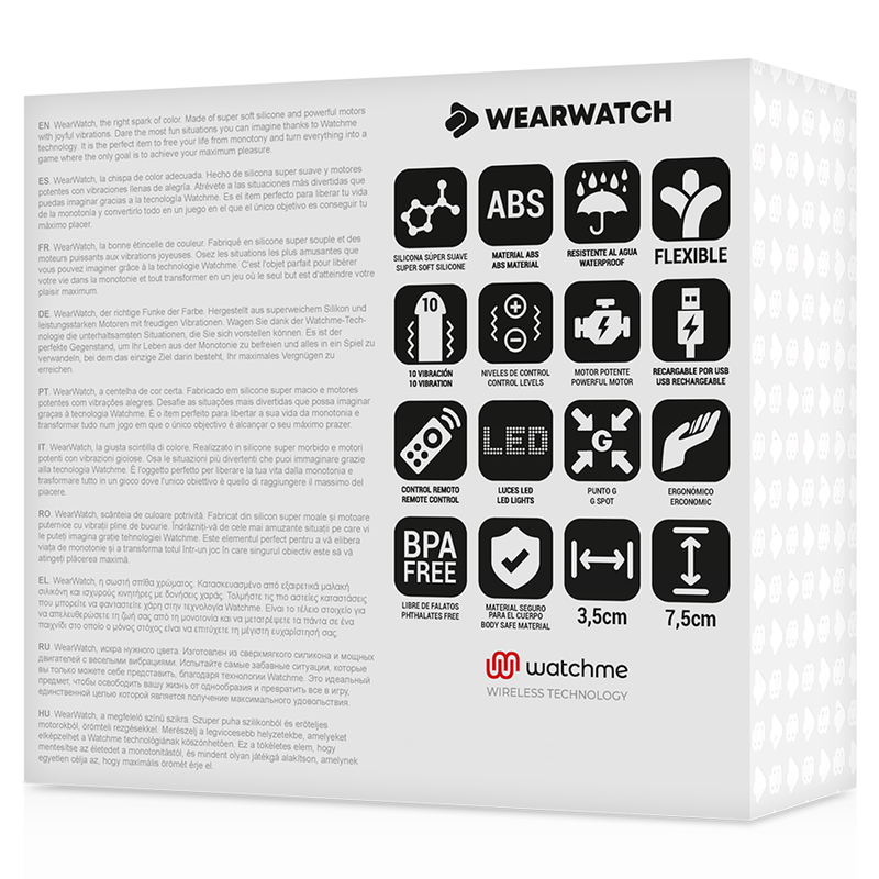 WEARWATCH - WATCHME TECHNOLOGY REMOTE CONTROL EGG FUCHSIA / JET - Afbeelding 4
