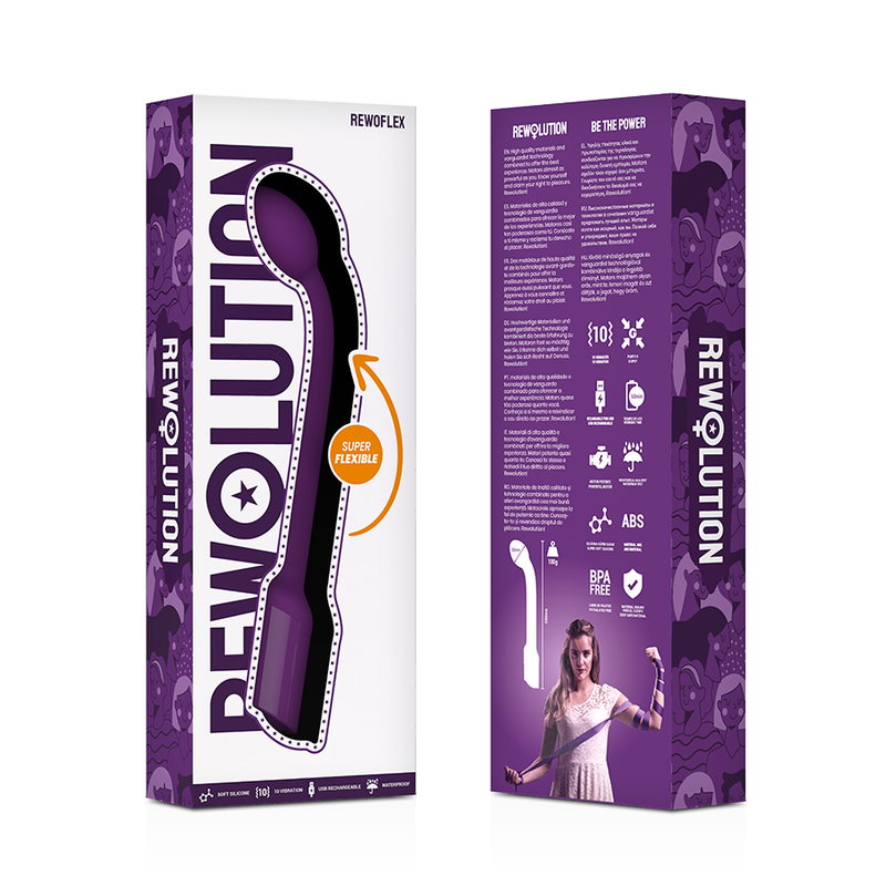 REWOLUTION - REWOFLEX FLEXIBLE G-POINT STIMULATOR VIBRATOR - Afbeelding 7