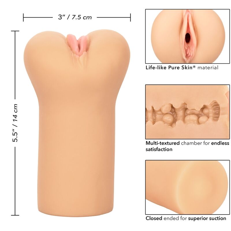 CALEXOTICS - BOUNDLESS VULVA STROKER LIGHT SKIN - Afbeelding 7