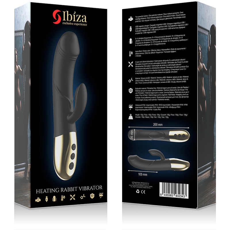 IBIZA - POWERFUL ANATOMICAL VIBRATOR WITH RABBIT - Afbeelding 7