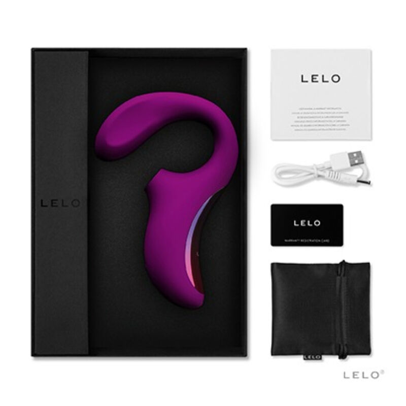 LELO - ENIGMA CRUISE DOUBLE STIMULATION SONIC MASSAGER PURPLE - Afbeelding 2