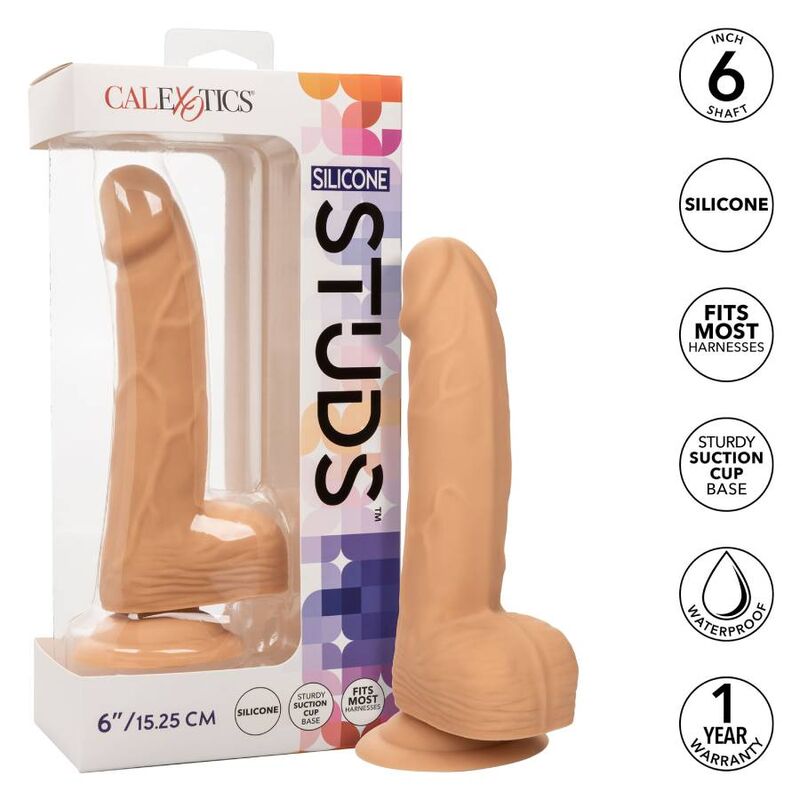 CALEXOTICS - SILICONE STUDS 15.24 CM SKIN - Afbeelding 2