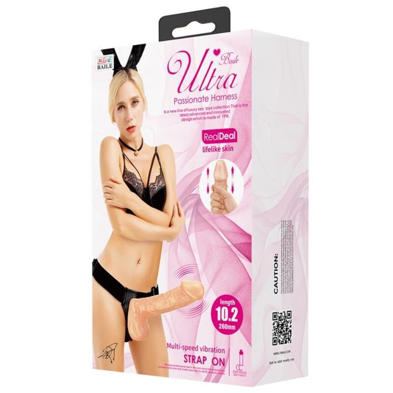 BAILE - ULTRA PASSIONATE HARNESS 26 CM NATURAL - Afbeelding 4