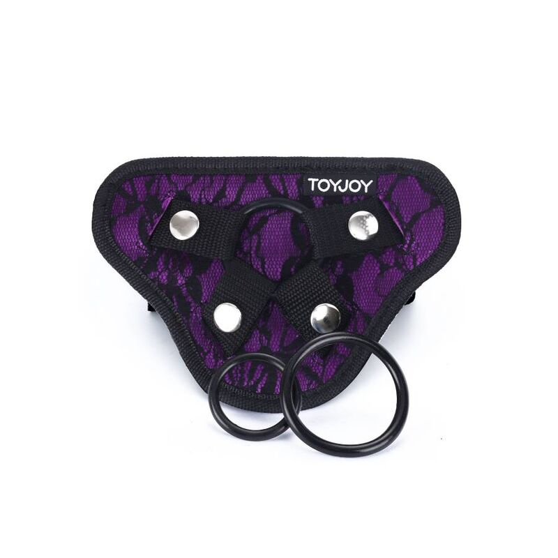 GET REAL - STRAP-ON LACE HARNESS PURPLE - Afbeelding 2
