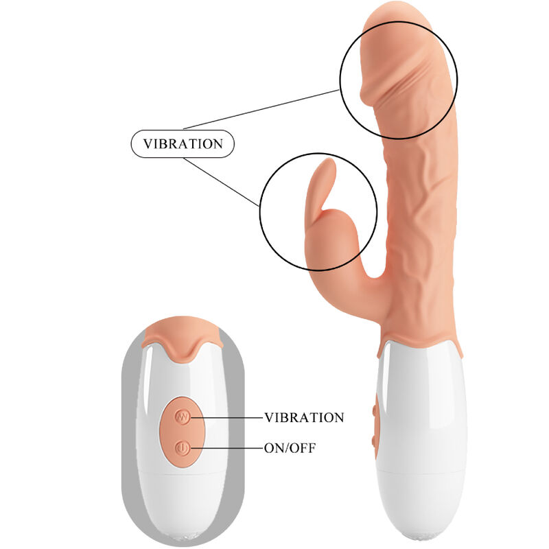 PRETTY LOVE - EASTER BUNNY VIBRATOR WITH STIMULATOR - Afbeelding 9
