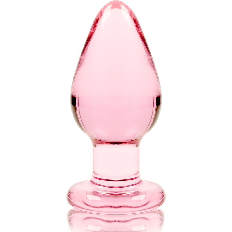 NEBULA SERIES BY IBIZA - MODEL 3 ANAL PLUG BOROSILICATE GLASS PINK 11 CM -O- 5 CM - Afbeelding 2