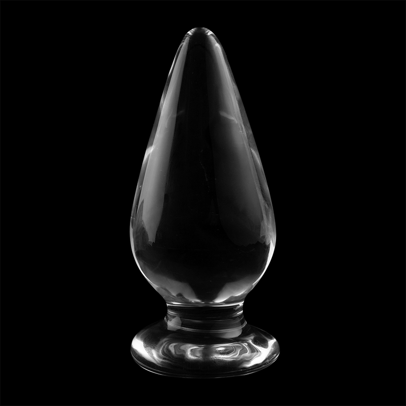 NEBULA SERIES BY IBIZA - MODEL 4 ANAL PLUG BOROSILICATE GLASS CLEAR 11 CM -O- 5 CM - Afbeelding 3