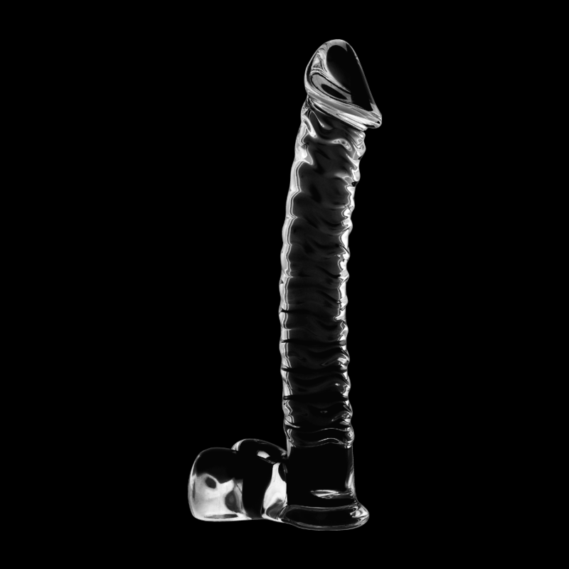 NEBULA SERIES BY IBIZA - MODEL 23 DILDO BOROSILICATE GLASS CLEAR 21.5 CM -O- 4 CM - Afbeelding 4