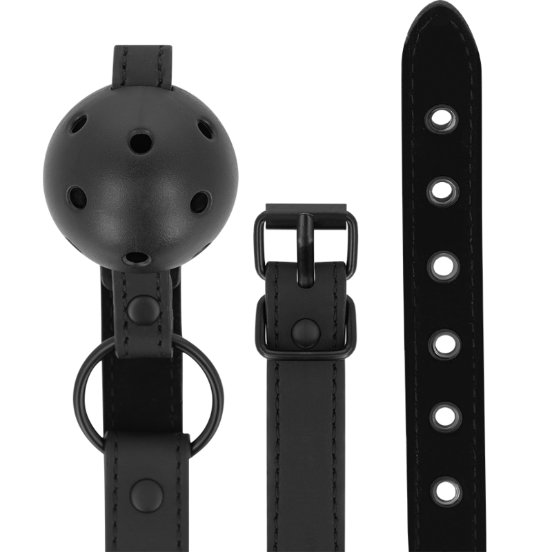 INTENSE - FETISH VEGAN LEATHER BALL GAG - Afbeelding 3