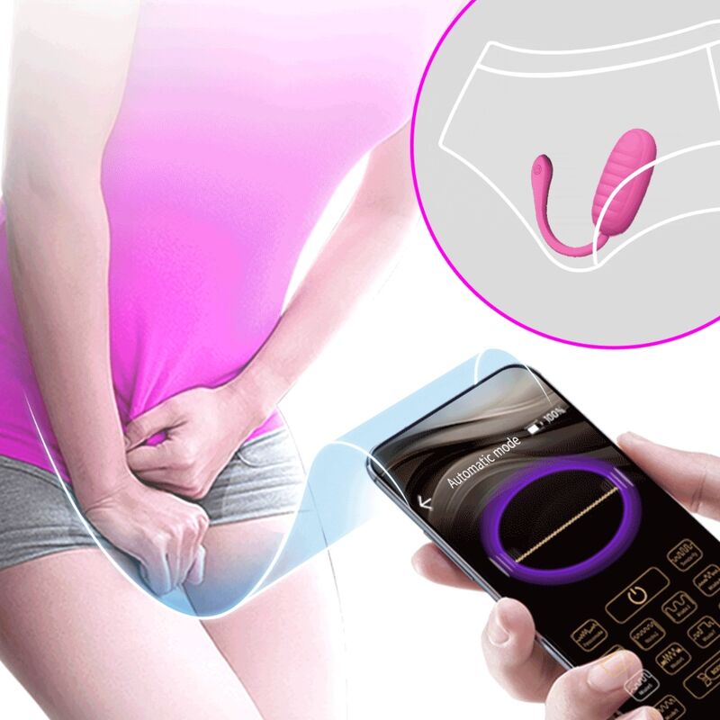 PRETTY LOVE - CATALINA PINK RECHARGEABLE VIBRATING EGG FREE APP - Afbeelding 4