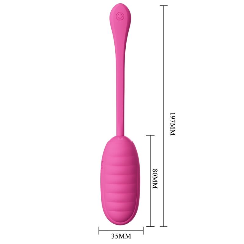 PRETTY LOVE - CATALINA PINK RECHARGEABLE VIBRATING EGG FREE APP - Afbeelding 2