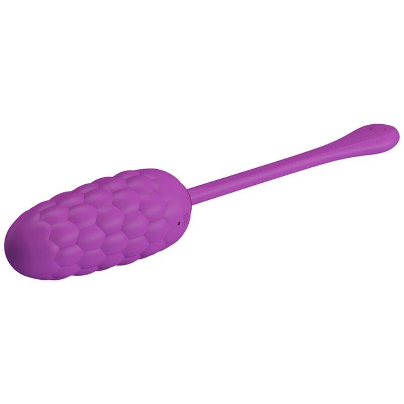 PRETTY LOVE - VIBRATING EGG WITH PURPLE RECHARGEABLE MARINE TEXTURE - Afbeelding 8