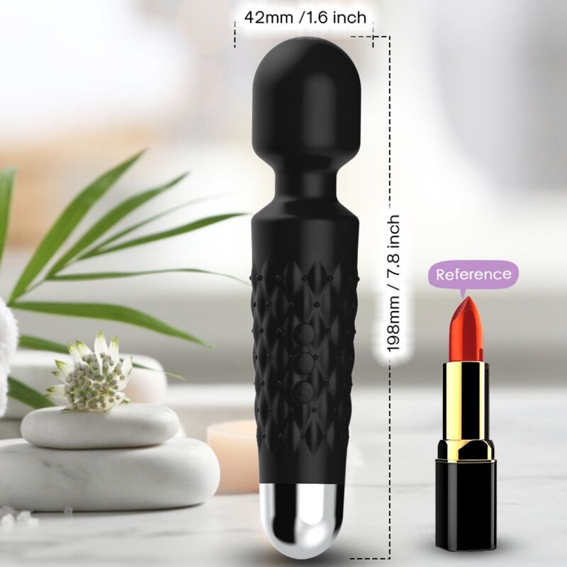 ARMONY - POSTMAN MASSAGER & VIBRATOR SUPER FLEXIBLE HEAD BLACK - Afbeelding 3