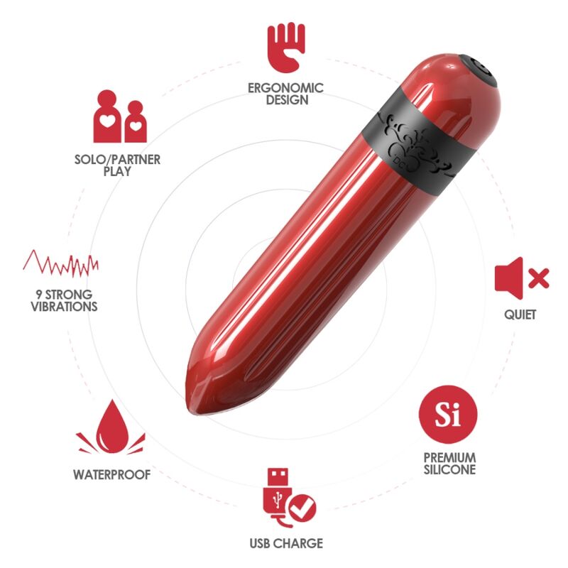 ARMONY - ROCKET VIBRATOR BULLET REMOTE CONTROL FUCHSIA - Afbeelding 4