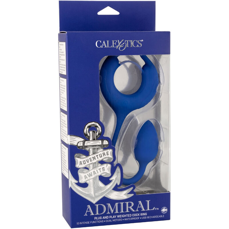 CALEXOTICS - ADMIRAL WEIGHTED COCK RING BLUE - Afbeelding 3