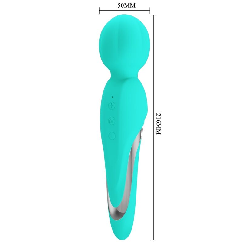 PRETTY LOVE - WALTER VIBRATOR WAND AQUA GREEN - Afbeelding 6