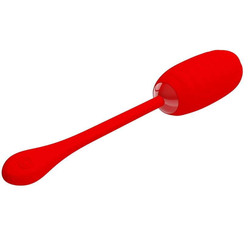 PRETTY LOVE - KIRK RECHARGEABLE VIBRATING EGG RED - Afbeelding 3