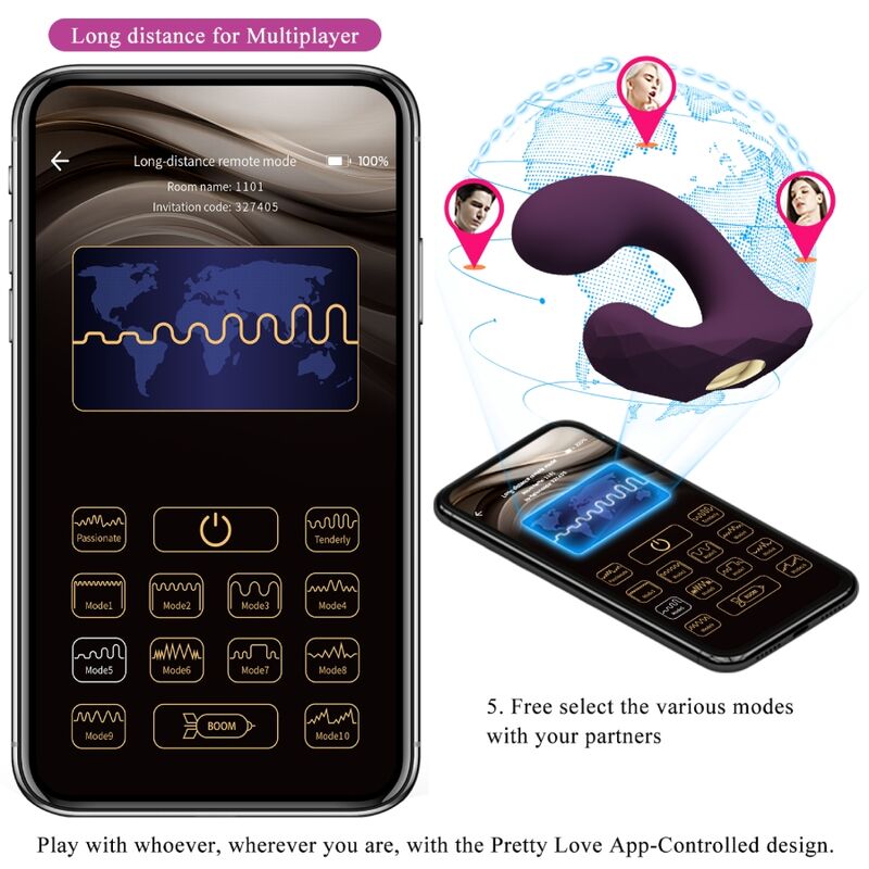PRETTY LOVE - BILLY VIBRATION REMOTE CONTROL PURPLE FREE APP - Afbeelding 11