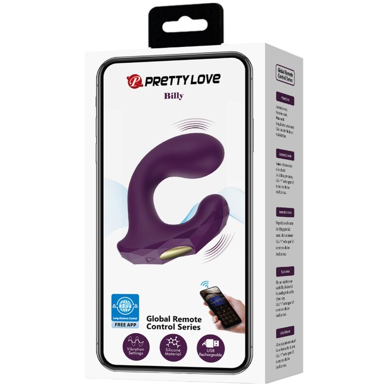 PRETTY LOVE - BILLY VIBRATION REMOTE CONTROL PURPLE FREE APP - Afbeelding 17