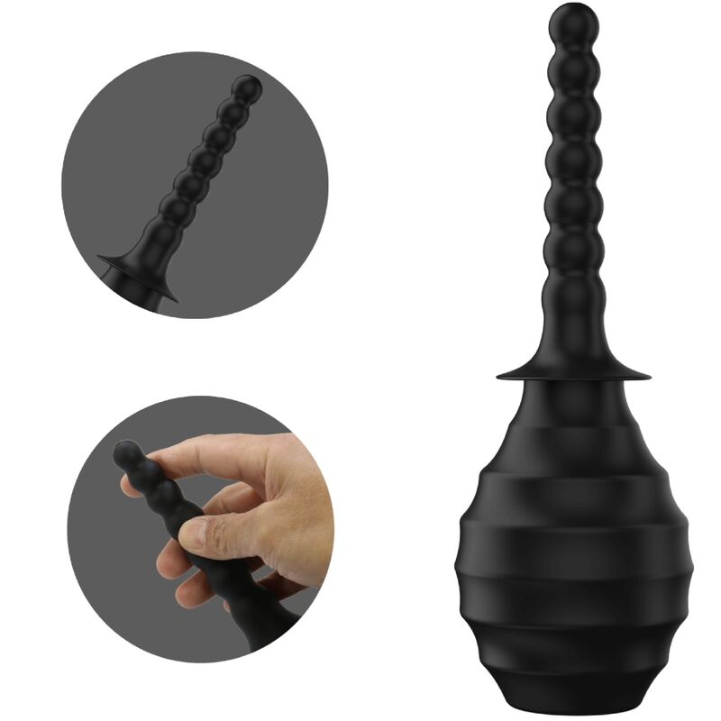 MR PLAY - ANAL DOUCHE BLKM7 SUPER POWER BLACK - Afbeelding 5