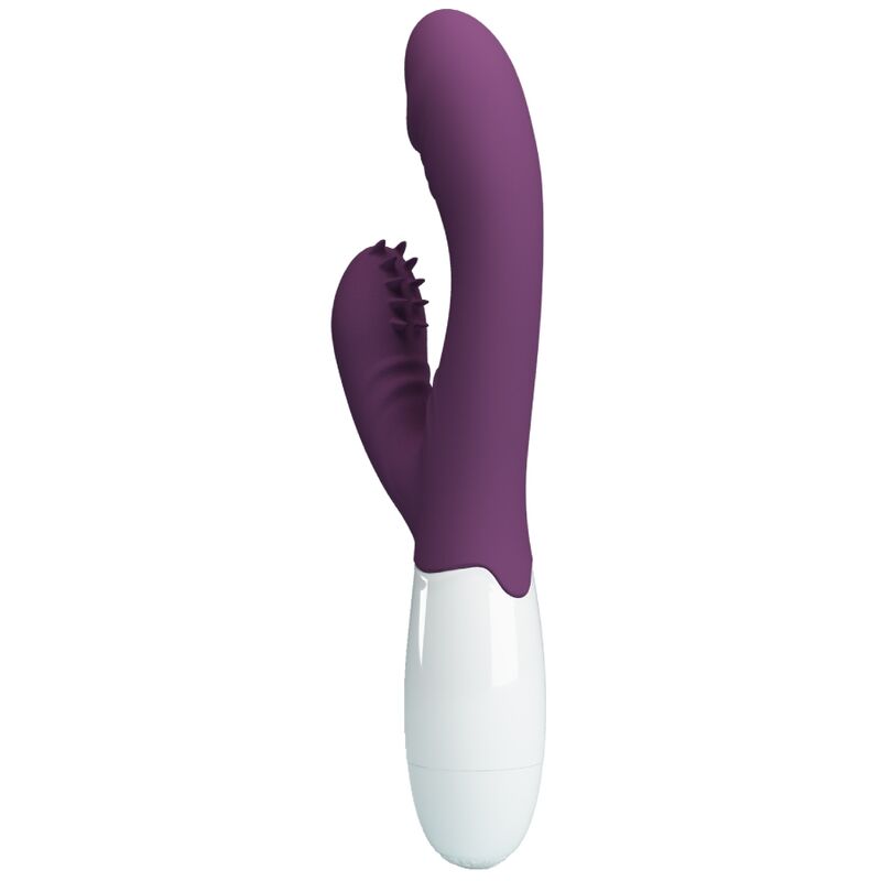 PRETTY LOVE - ANDRE RABBIT VIBRATOR & G-POINT STIMULATOR PURPLE - Afbeelding 6