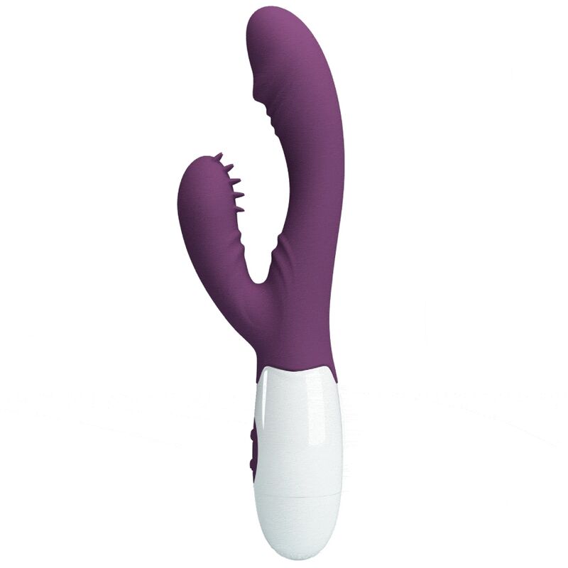 PRETTY LOVE - ANDRE RABBIT VIBRATOR & G-POINT STIMULATOR PURPLE - Afbeelding 7