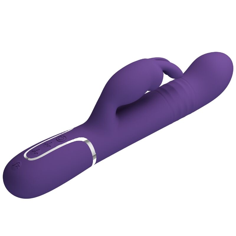 PRETTY LOVE - COALE RABBIT VIBRATOR 4 IN 1 PURPLE - Afbeelding 3