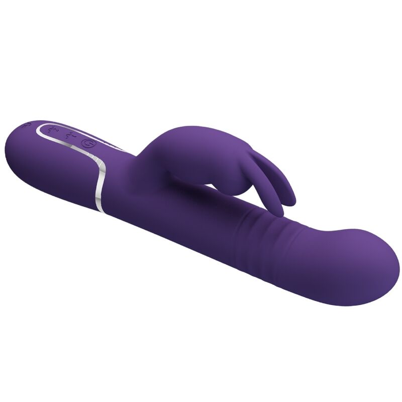 PRETTY LOVE - COALE RABBIT VIBRATOR 4 IN 1 PURPLE - Afbeelding 4