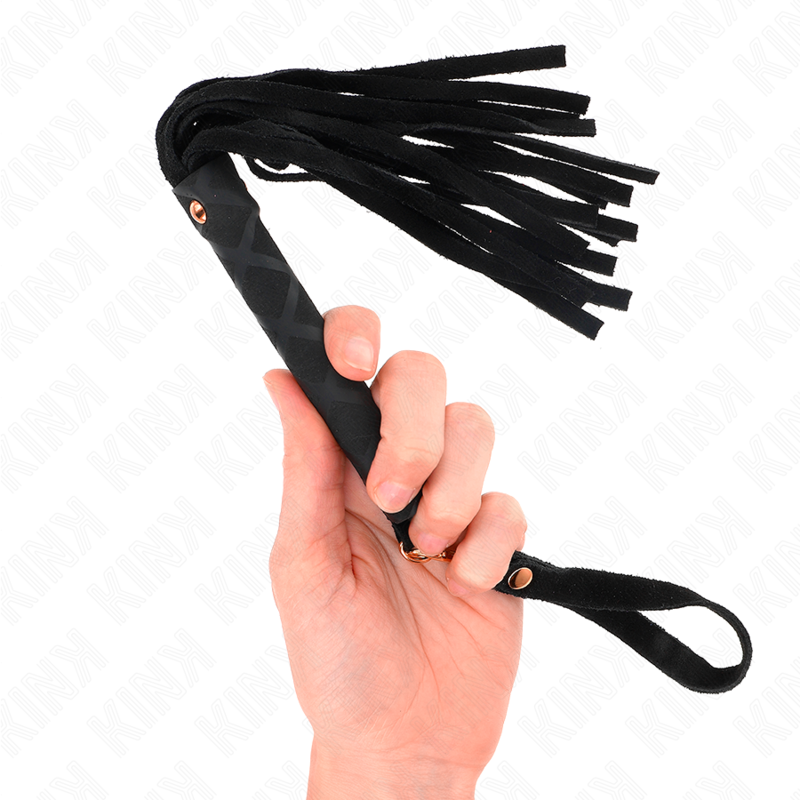 KINK - BLACK SUEDE MINI WHIP 30 CM - Afbeelding 4