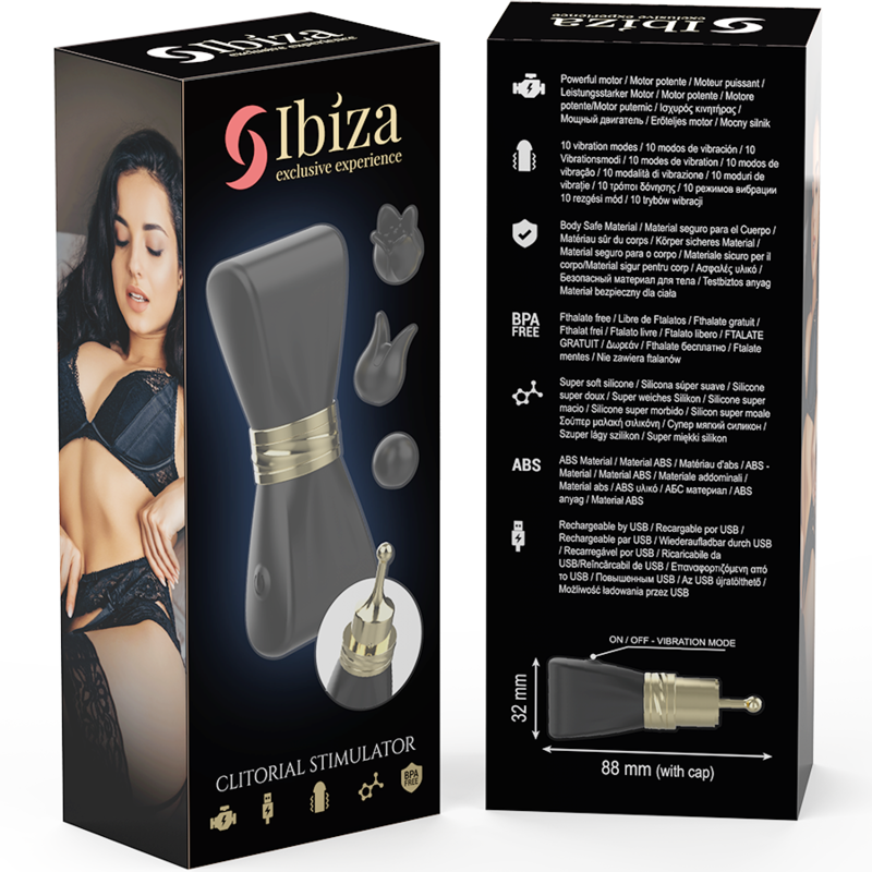 IBIZA - CLIT STIMULATOR 3 HEADS BOW - Afbeelding 4