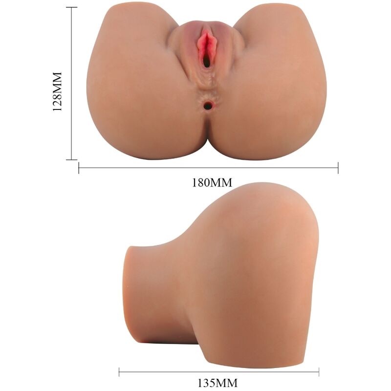 CRAZY BULL - MILA VIBRATOR BUTT WITH REALISTIC VAGINA AND ANUS CONTROL REMOTO - Afbeelding 3