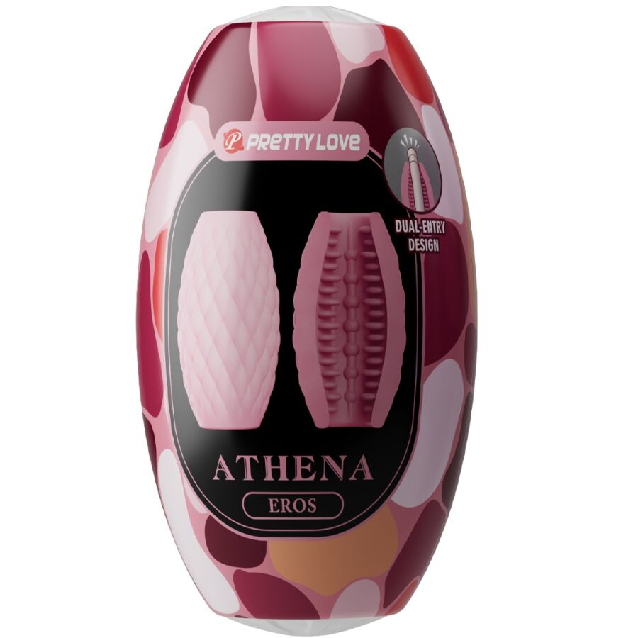 PRETTY LOVE - ATHENA EROS SILICONE MALE MASTURBATOR PINK - Afbeelding 5