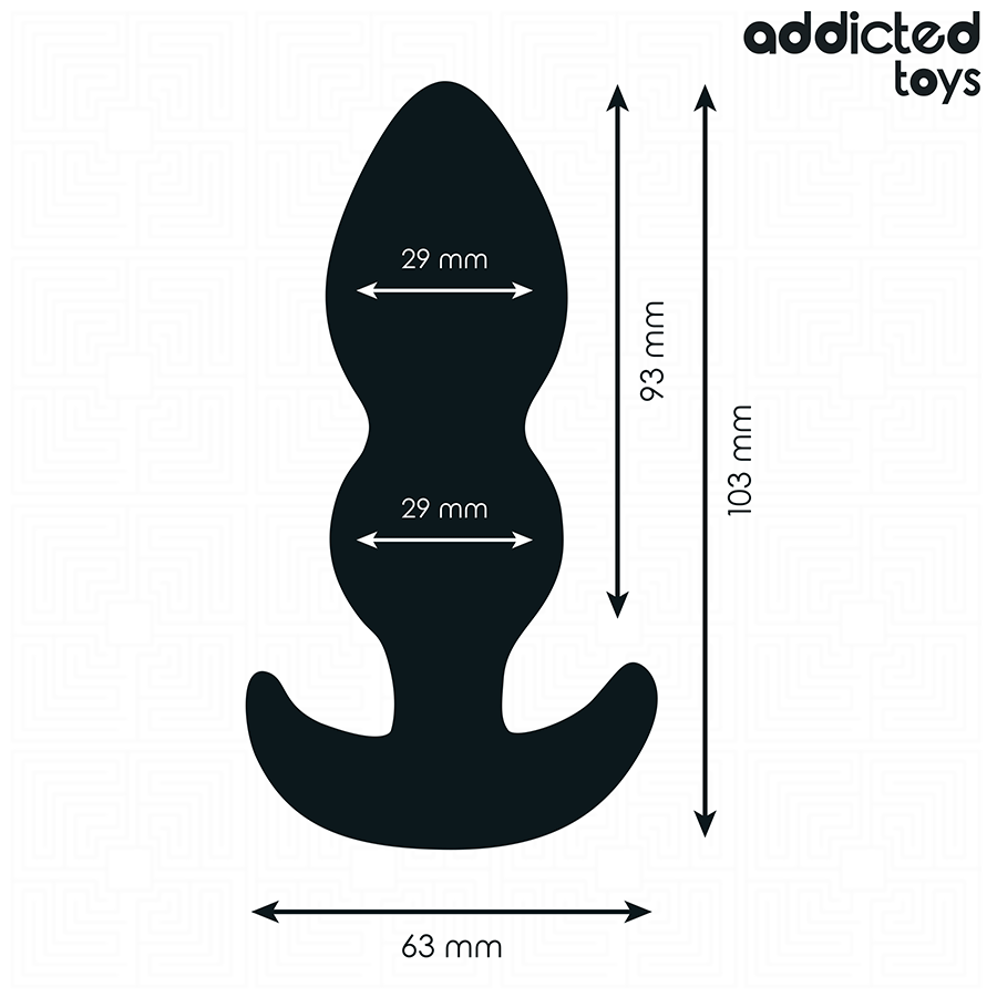 ADDICTED TOYS - ANAL PLUG SILICONE SIZE S 10.3 CM - Afbeelding 4